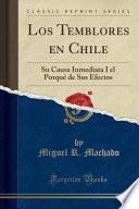 libro Los Temblores En Chile